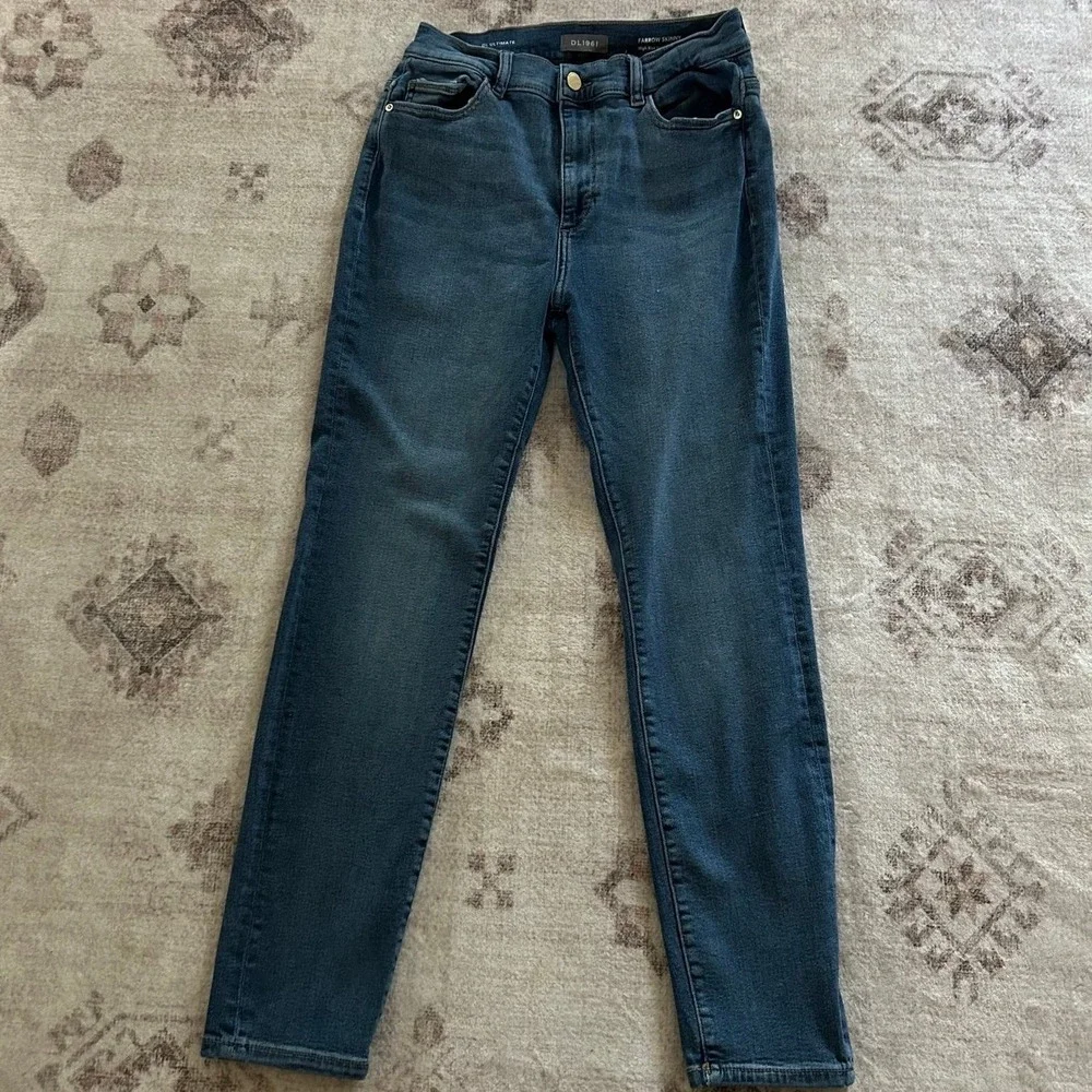 DL1961‎ Farrow Skinny High Rise InstaSculpt Ankle Jeans Size 30 Designer Denim